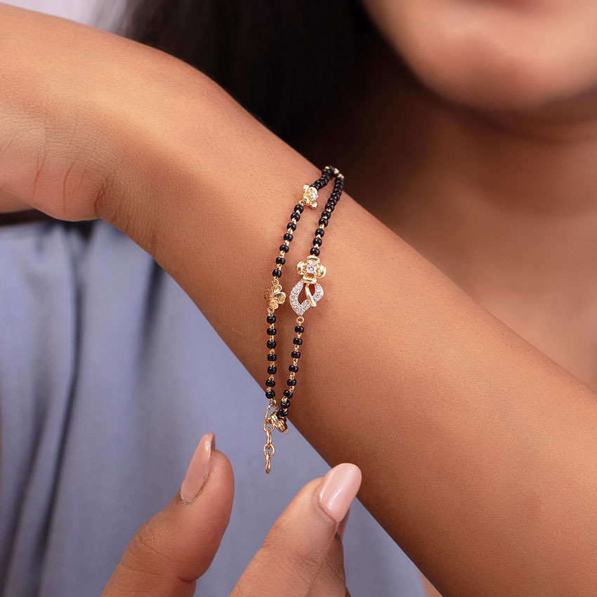 Rasha Diamond Mangalsutra Bracelet Rasha Diamond Mangalsutra Bracelet