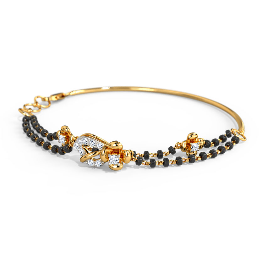 Rasha Diamond Mangalsutra Bracelet Rasha Diamond Mangalsutra Bracelet