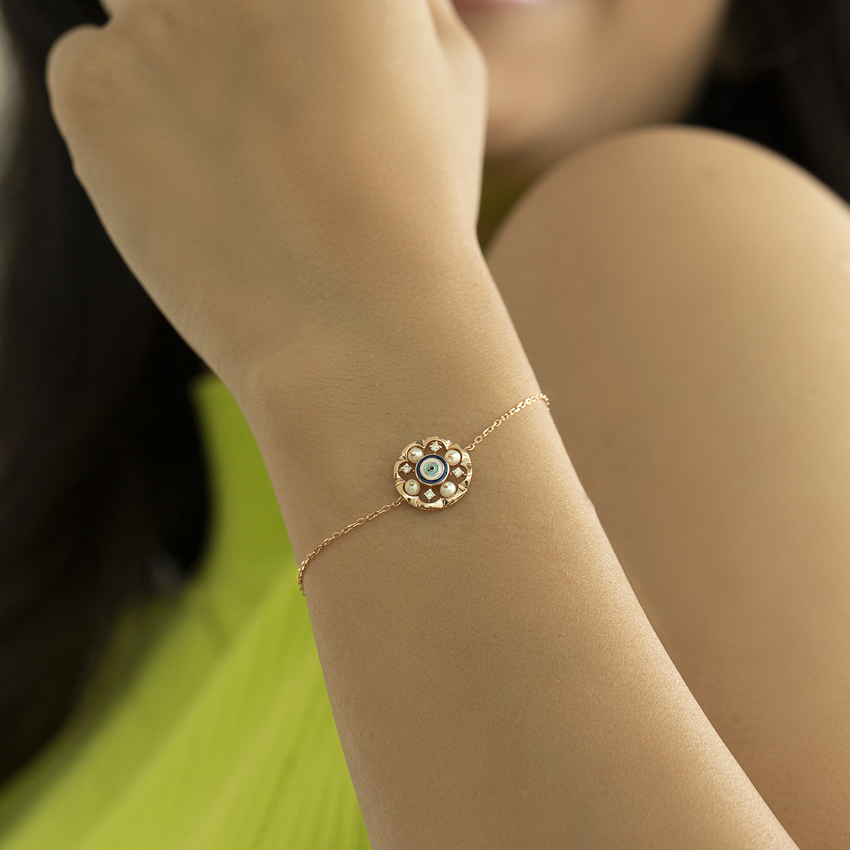 Grandiose Evil Eye Gemstone Bracelet Grandiose Evil Eye Gemstone Bracelet