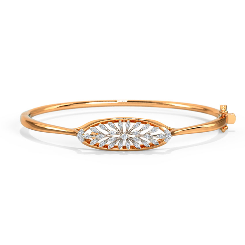 Diamond Bracelets 14 Karat Rose Gold Aitana Diamond Bracelet