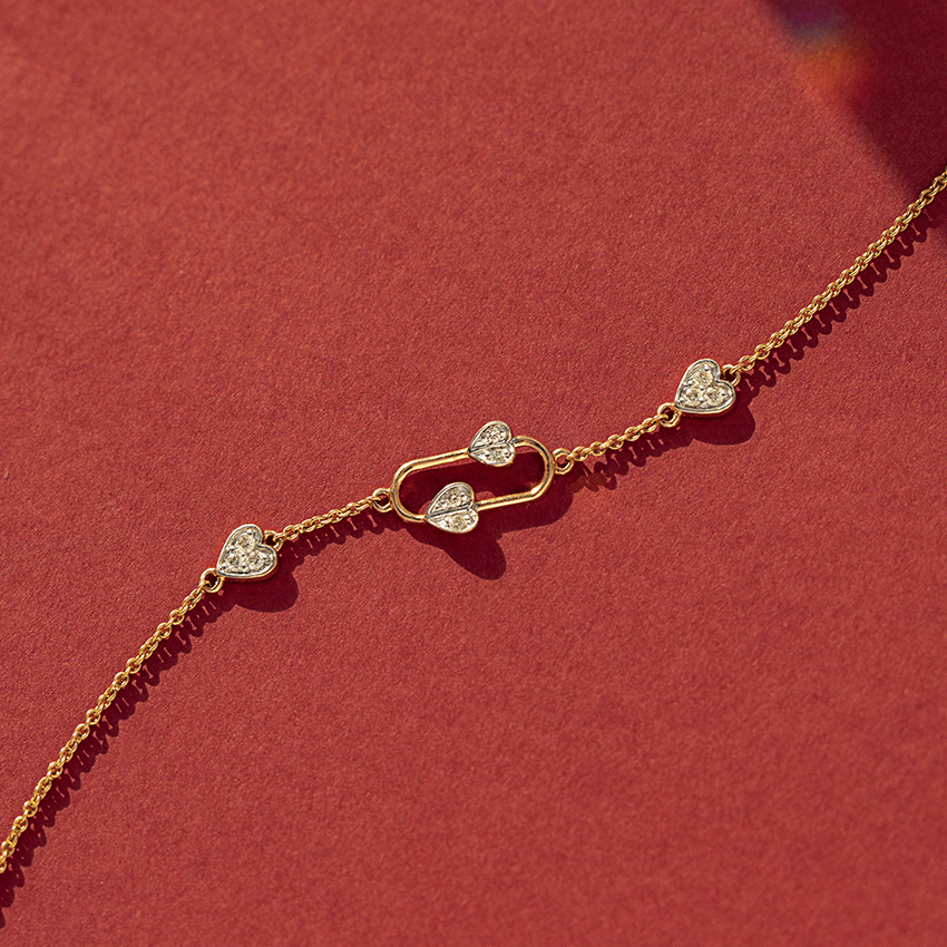 Flapping Hearts Diamond Bracelet Flapping Hearts Diamond Bracelet