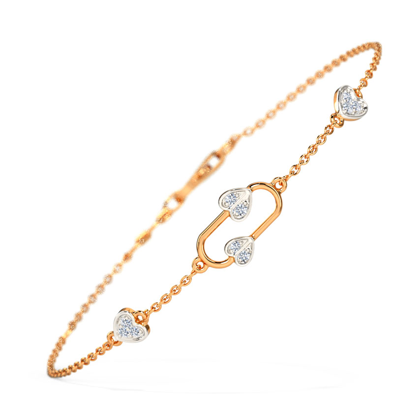 Flapping Hearts Diamond Bracelet Flapping Hearts Diamond Bracelet