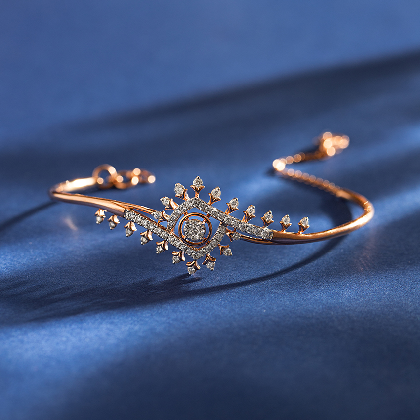 Diamond Bracelets 14 Karat Rose Gold Merissa Diamond Bracelet