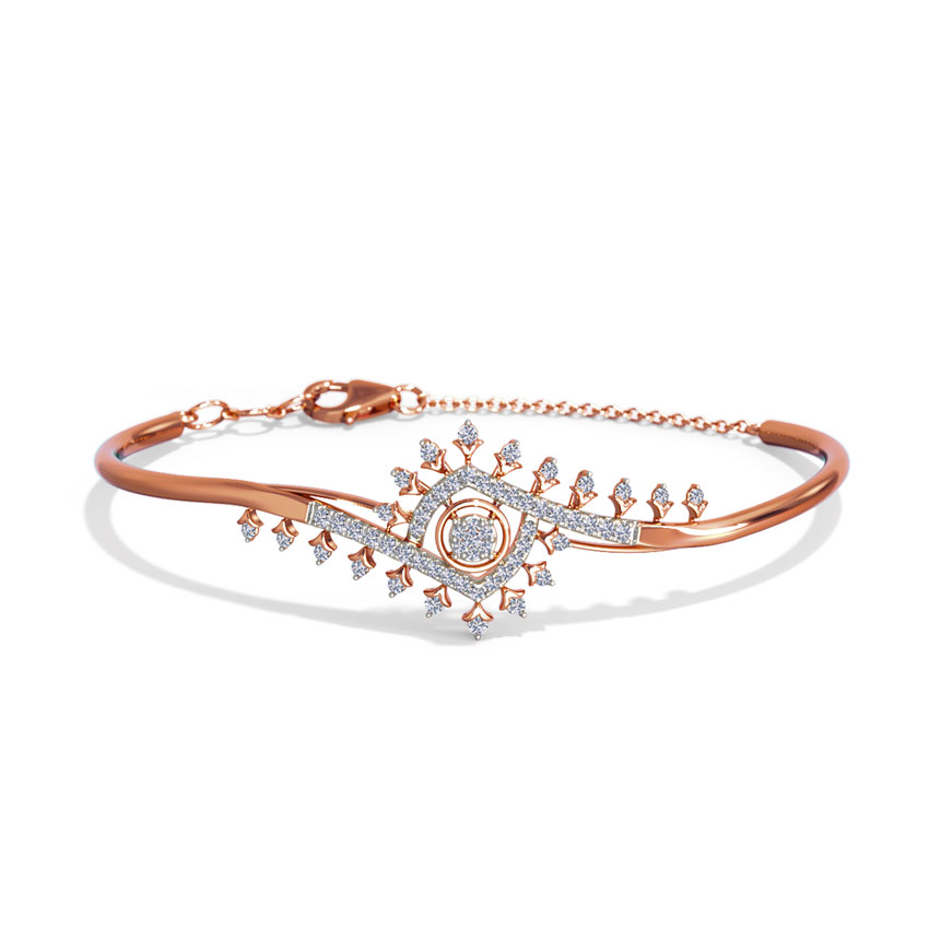 Diamond Bracelets 14 Karat Rose Gold Merissa Diamond Bracelet
