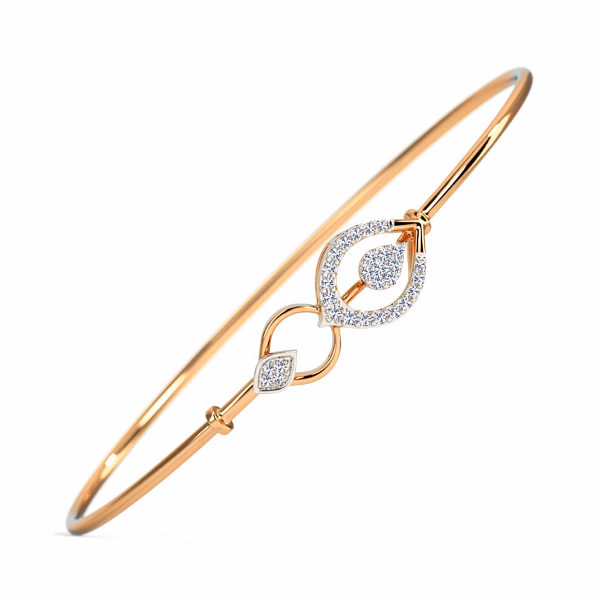 Diamond Bracelets 18 Karat Rose Gold Cliara Diamond Bracelet