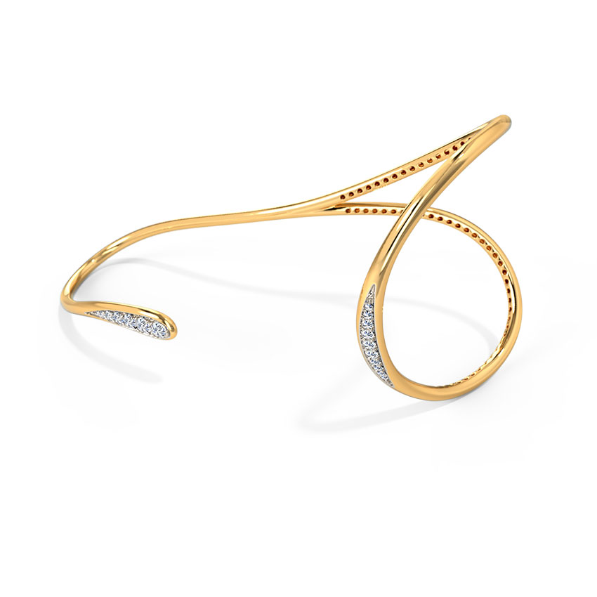 Diamond Bracelets 18 Karat Yellow Gold The Main Character Bracelet