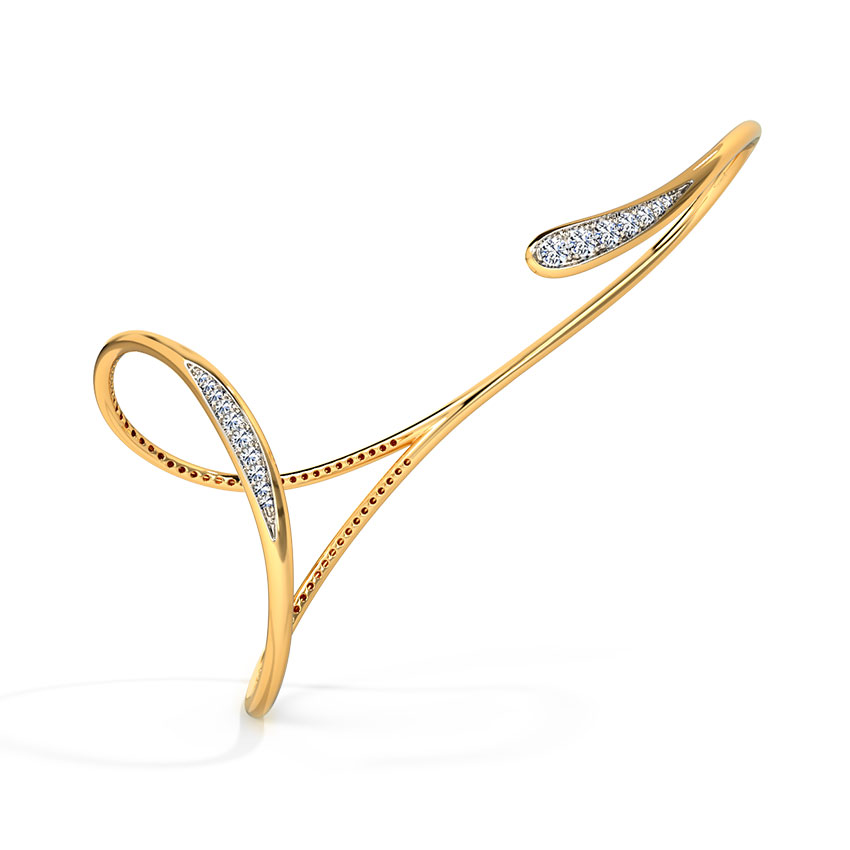 Diamond Bracelets 18 Karat Yellow Gold The Main Character Bracelet