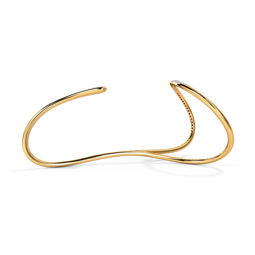 Diamond Bracelets 18 Karat Yellow Gold The Main Character Bracelet