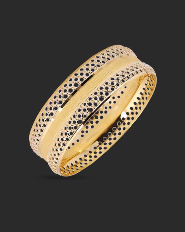 Gold Bangles 22 Karat Yellow Gold Baani 22KT Gold Bangle