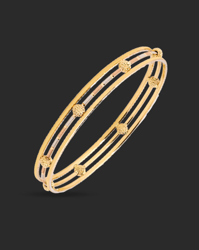 Gold Bangles 22 Karat Yellow Gold Archa Gold Bangle