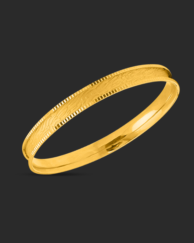 Gold Bangles 22 Karat Yellow Gold Sandiya 22KT Gold Bangles
