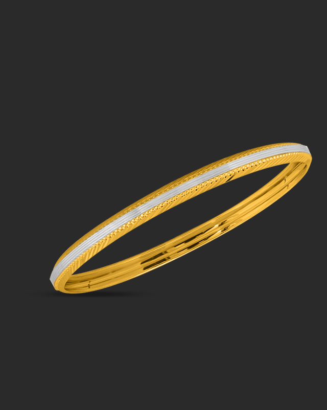 Gold Bangles 22 Karat Yellow Gold Mayur 22KT Gold Bangles