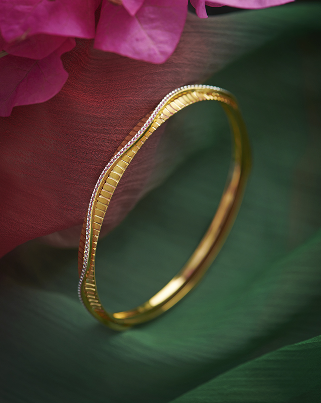 Gold Bangles 22 Karat Yellow Gold Ranjana 22Kt Gold Bangle