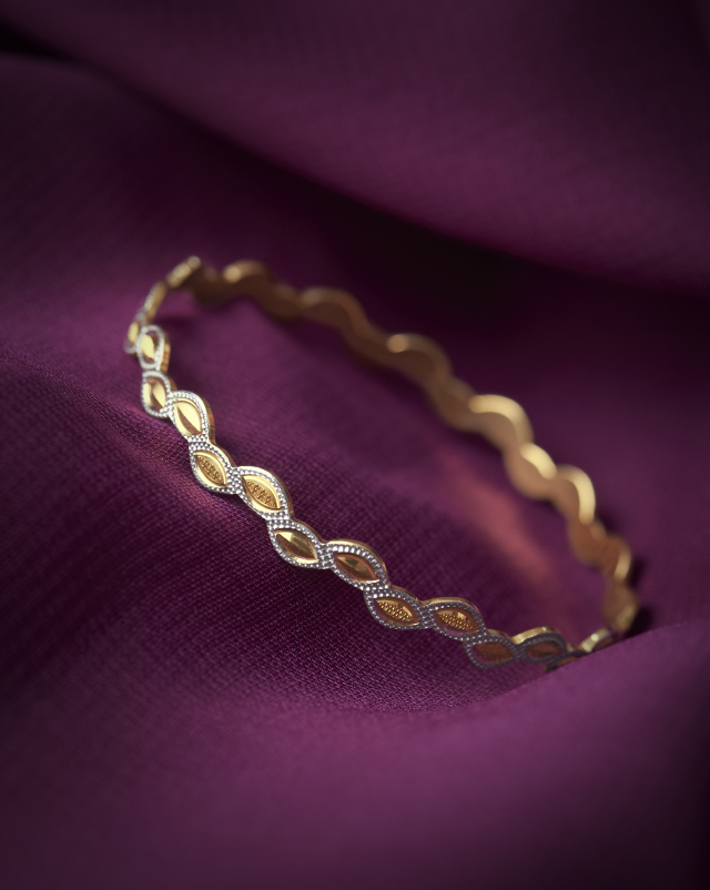 Gold Bangles 22 Karat Yellow Gold Tejal 22kt Gold Bangles