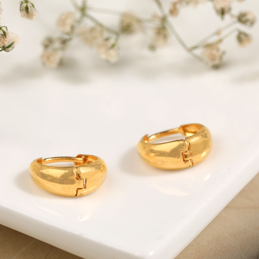 Arushi 22KT Gold Hoop Earrings