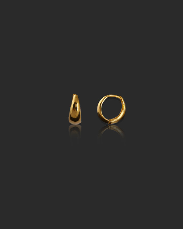 Arushi 22KT Gold Hoop Earrings