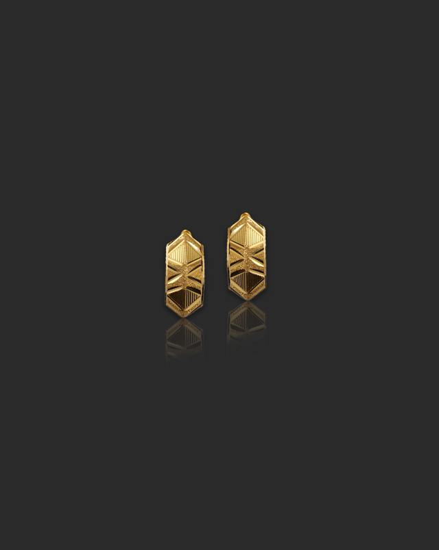 Kanak 22Kt Gold Hoop Earrings