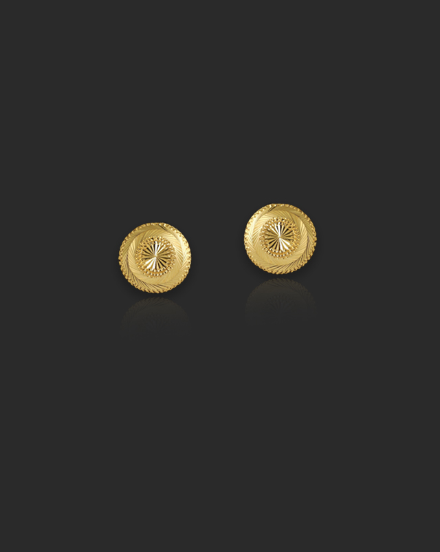 Maria 22Kt Gold Stud Earrings
