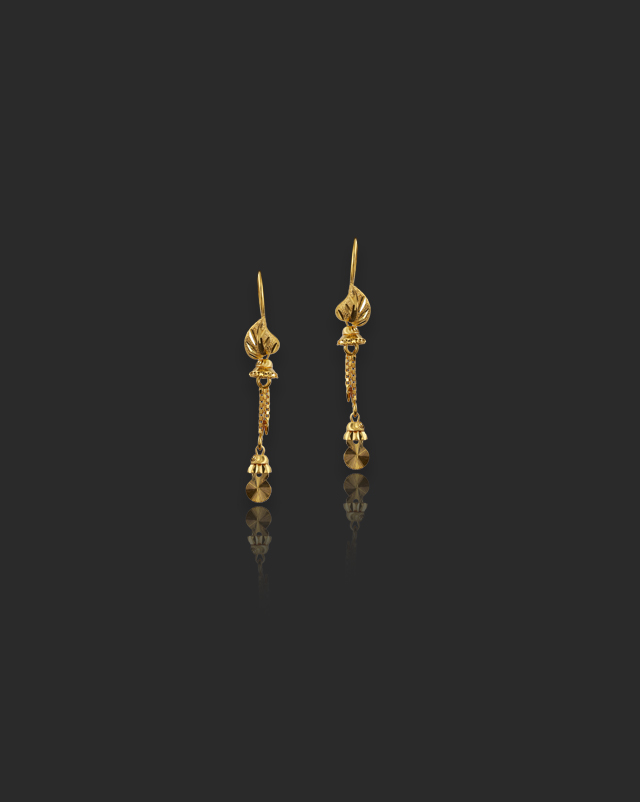 Vartika 22Kt Gold Drop Earrings