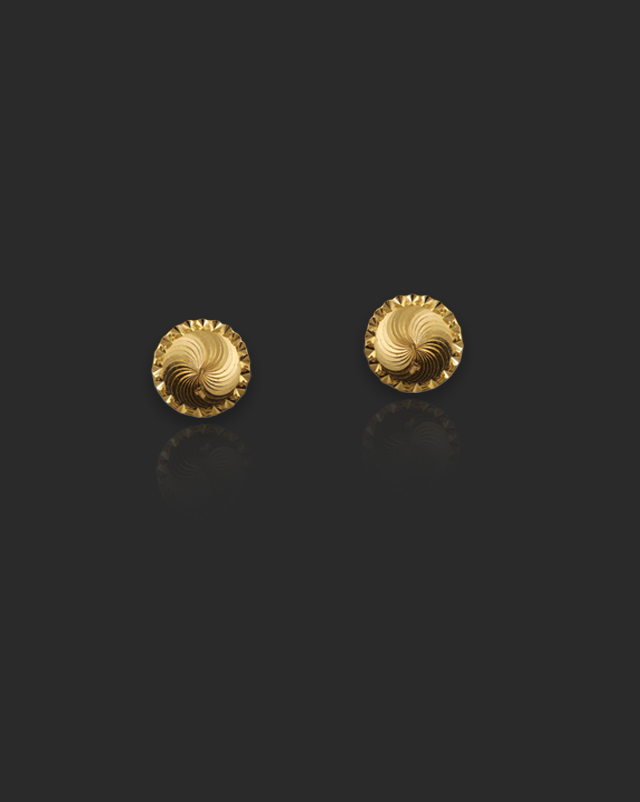 Manya 22Kt Gold Stud Earrings
