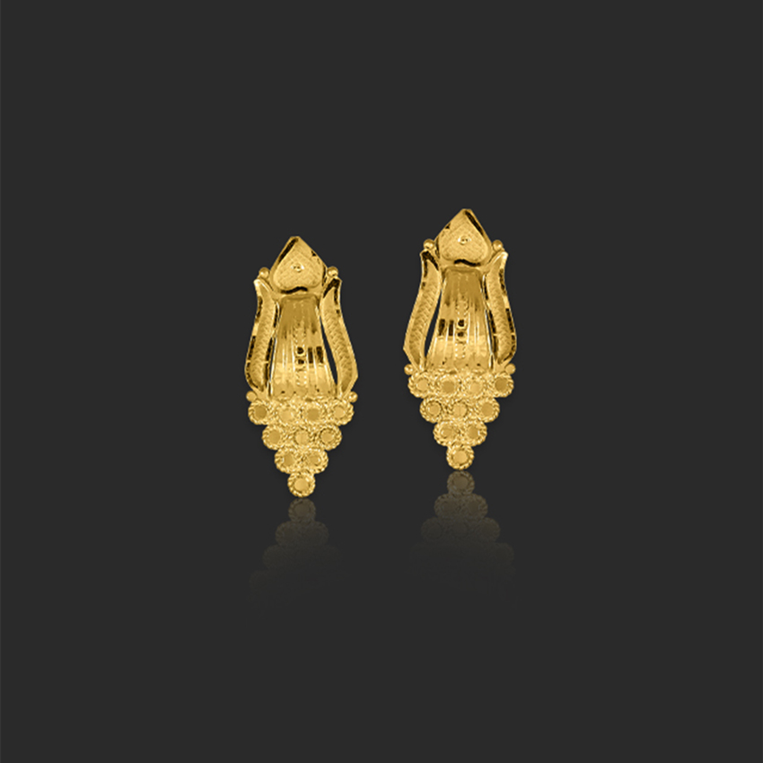 Kimaya 22KT Gold Stud Earrings