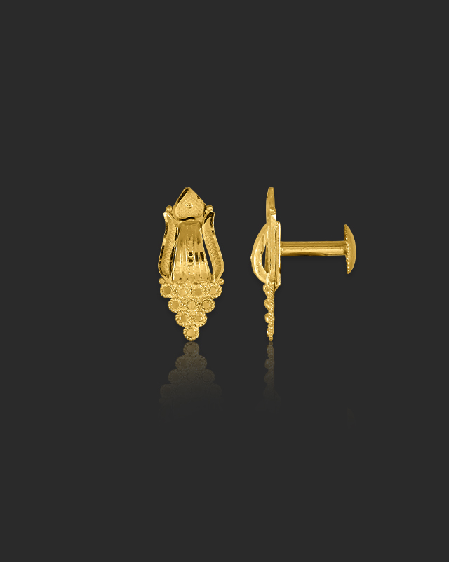 Kimaya 22KT Gold Stud Earrings