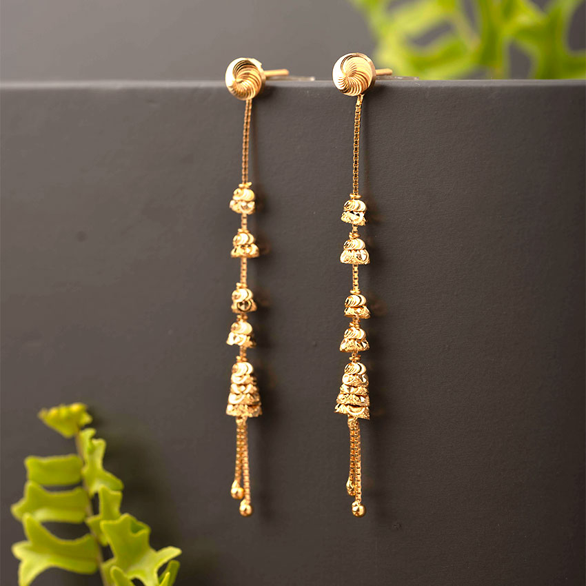 Tamanna Gold Drop Earrings Tamanna Gold Drop Earrings