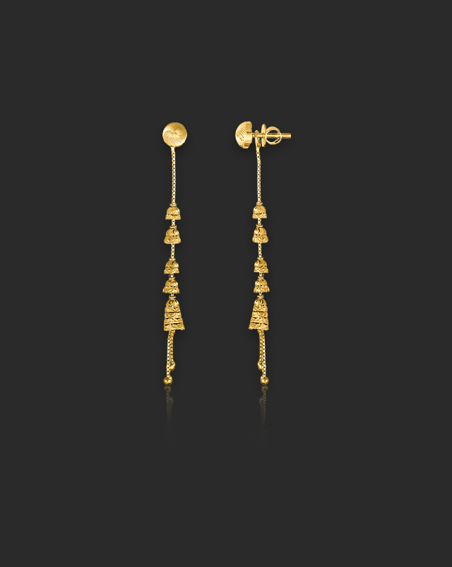Tamanna Gold Drop Earrings Tamanna Gold Drop Earrings