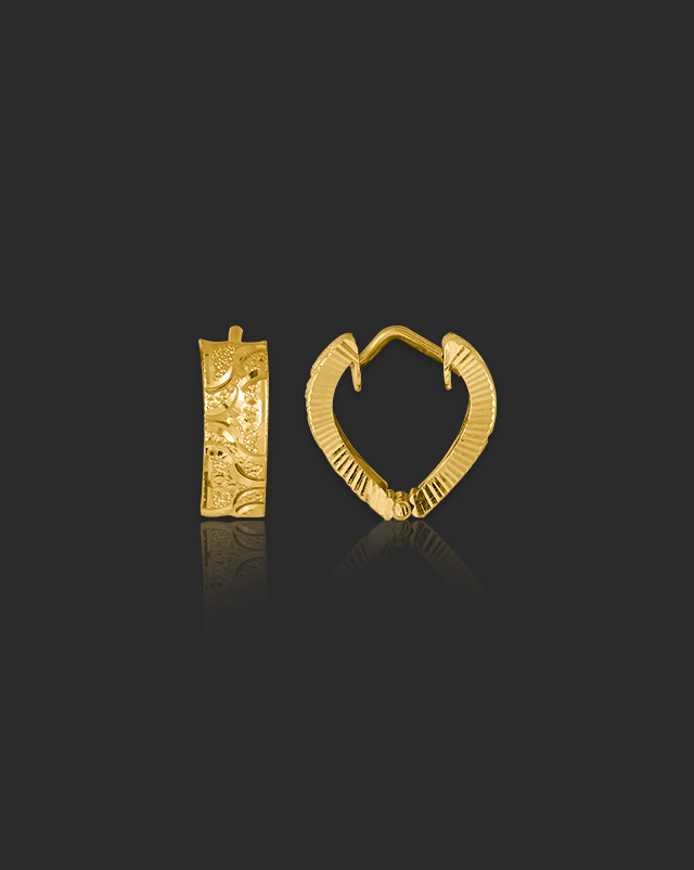 Deeksha Gold Hoop Earrings Deeksha Gold Hoop Earrings