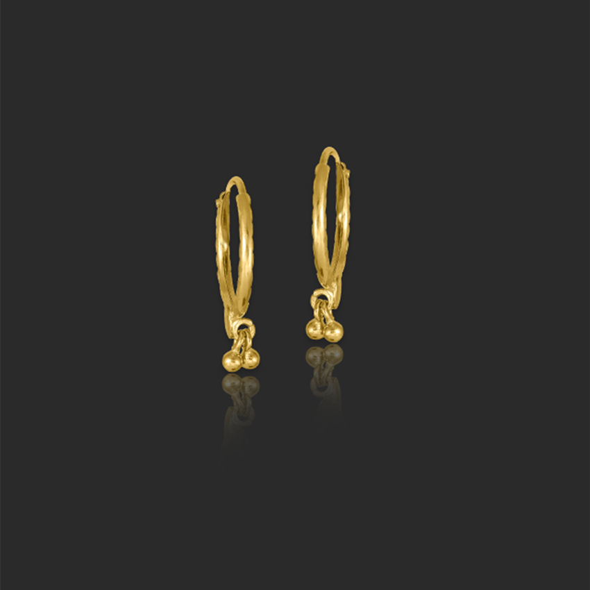 Chetna Gold Hoop Earrings Chetna Gold Hoop Earrings