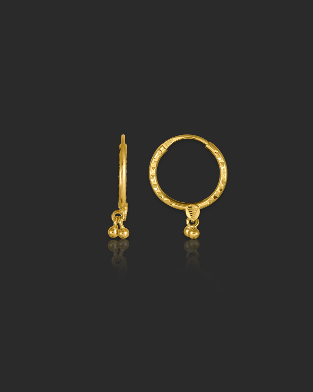 Chetna Gold Hoop Earrings Chetna Gold Hoop Earrings