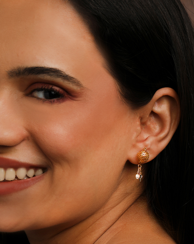 Pihu 22KT Gold Drop Earrings Pihu 22KT Gold Drop Earrings