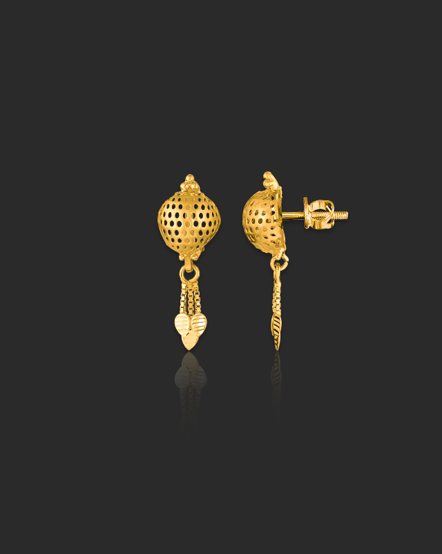 Pihu 22KT Gold Drop Earrings Pihu 22KT Gold Drop Earrings