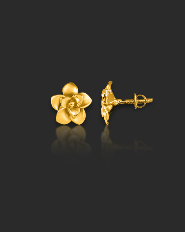 Alesha 22KT Gold Stud Earrings Alesha 22KT Gold Stud Earrings