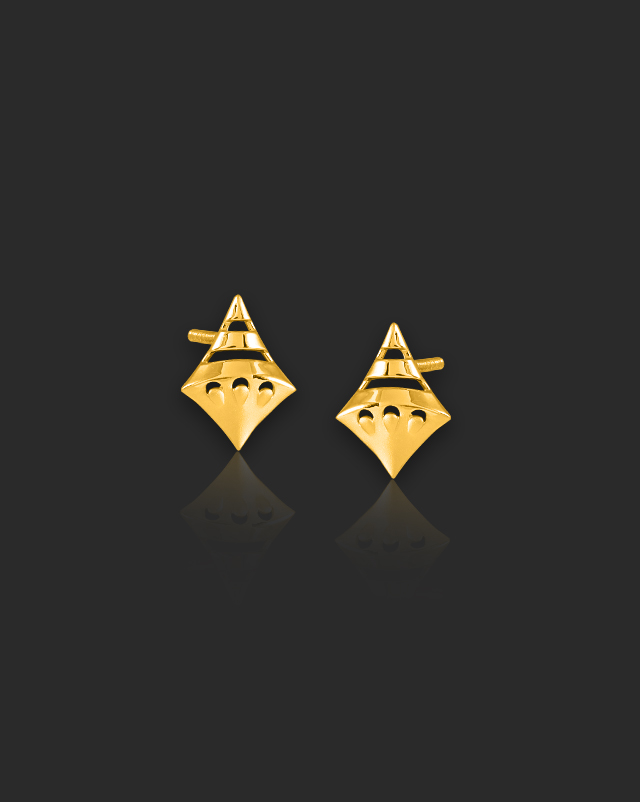 Durva 22KT Gold Earrings