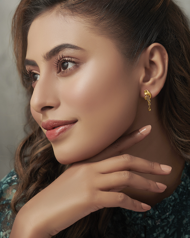 Amaira 22KT Gold Earrings Amaira 22KT Gold Earrings