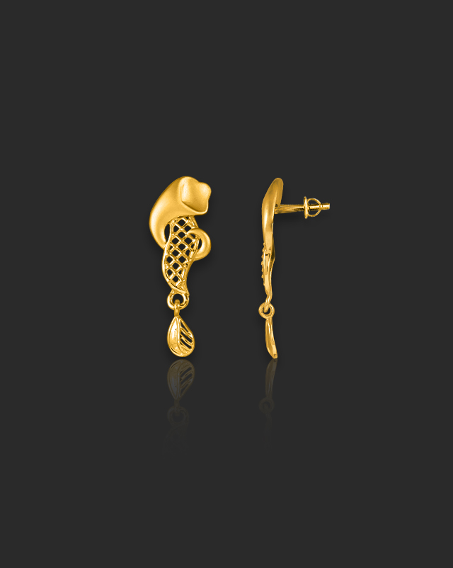 Amaira 22KT Gold Earrings Amaira 22KT Gold Earrings
