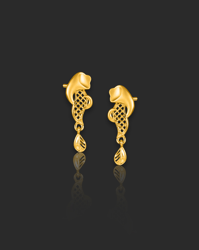 Amaira 22KT Gold Earrings Amaira 22KT Gold Earrings