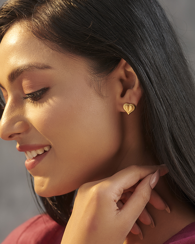Diksha 22KT Gold Earrings