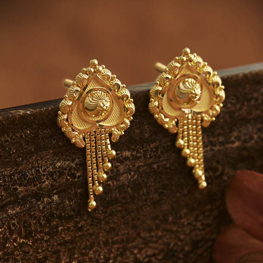 Aadya 22KT Gold Earrings
