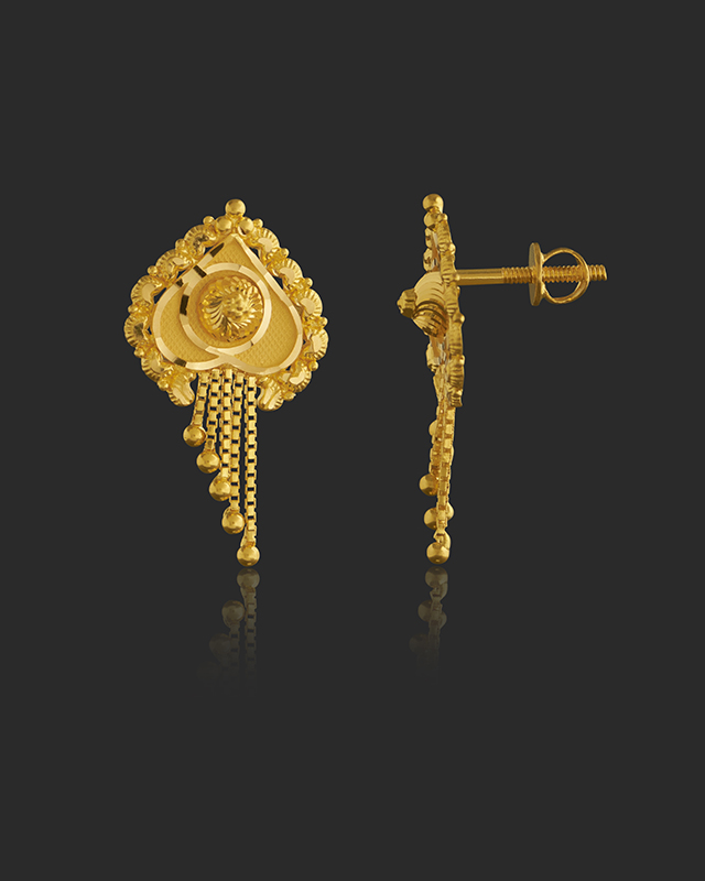 Aadya 22KT Gold Earrings