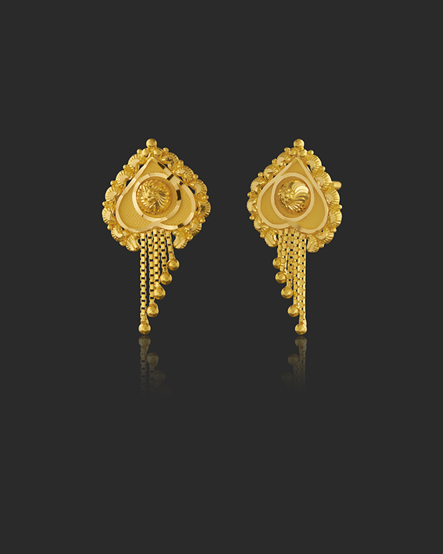 Aadya 22KT Gold Earrings