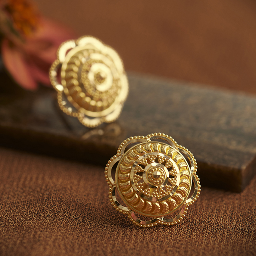 Aachal 22KT Gold Earrings Aachal 22KT Gold Earrings
