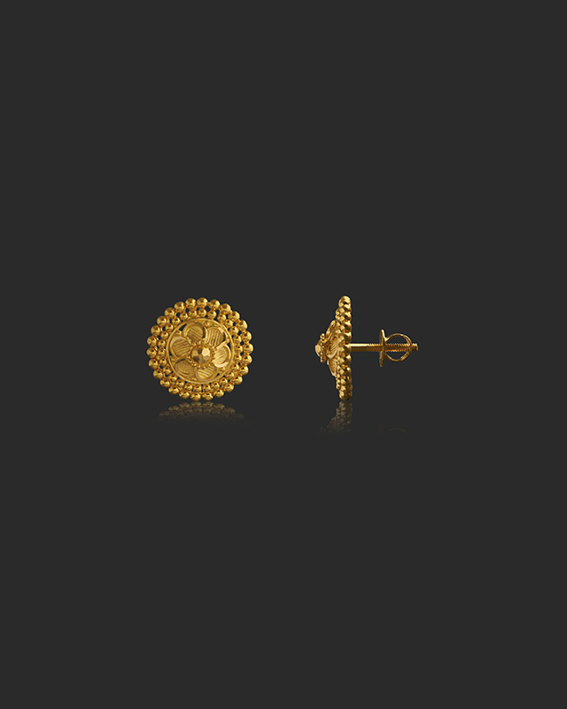 Dityaa 22KT Gold Earrings