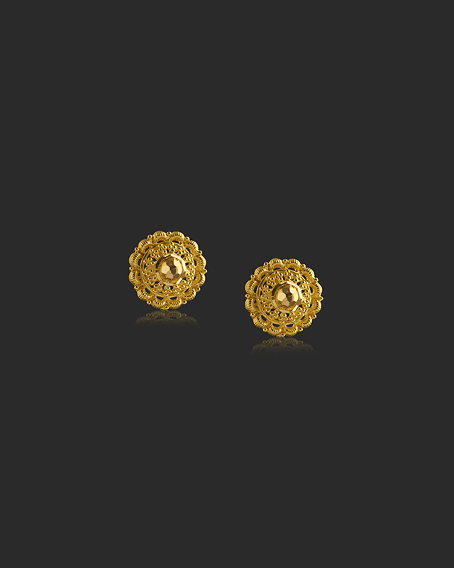 Mihisha 22KT Gold Earrings