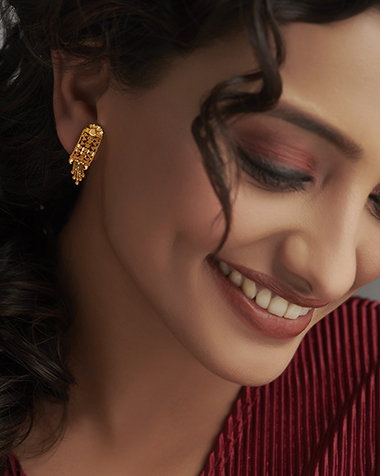 Niha 22KT Gold Earrings Niha 22KT Gold Earrings