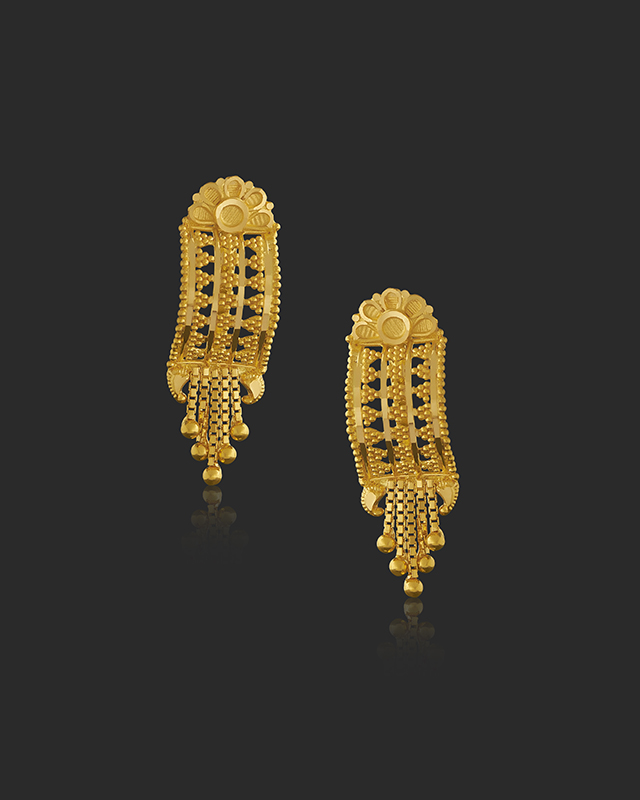 Niha 22KT Gold Earrings Niha 22KT Gold Earrings
