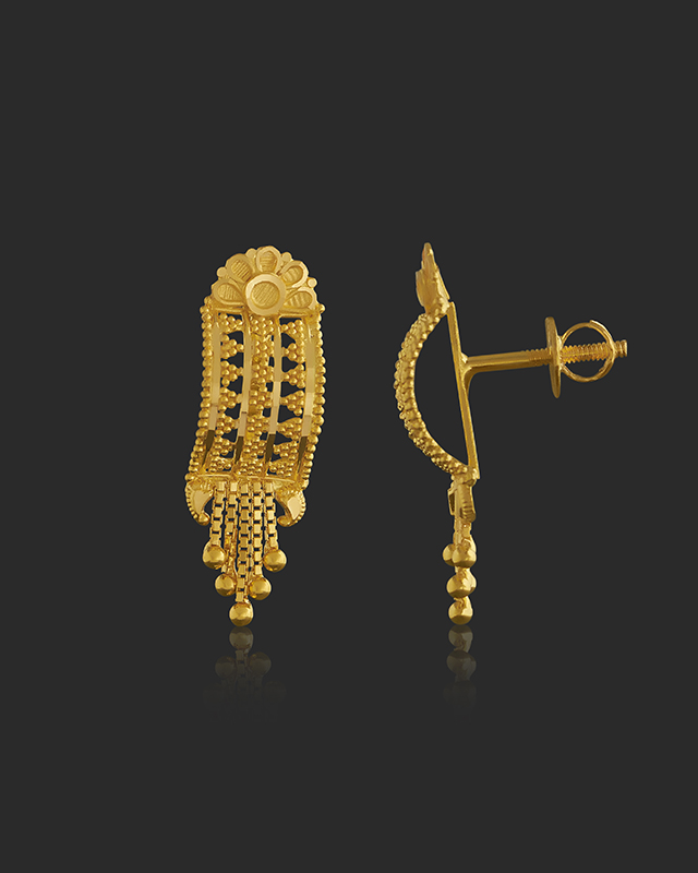 Niha 22KT Gold Earrings Niha 22KT Gold Earrings