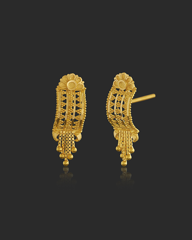 Niha 22KT Gold Earrings Niha 22KT Gold Earrings