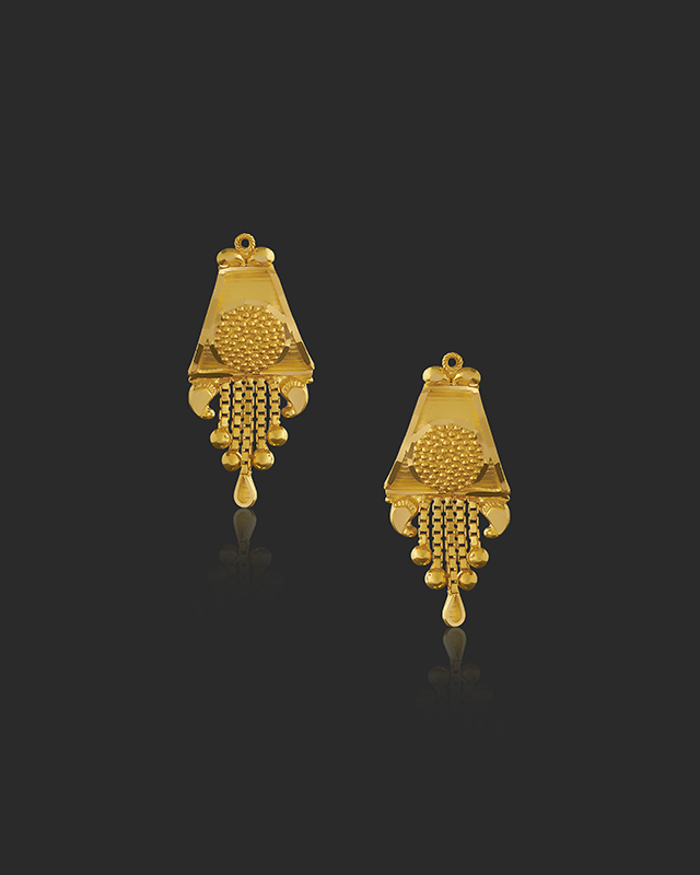 Aashi 22KT Gold Earrings